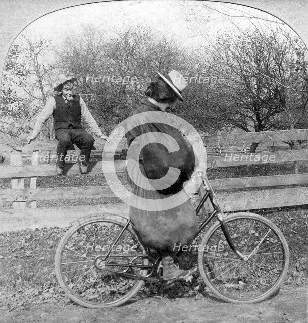 'Wall I Swan, What Won't Them City Folks Do?'.Artist: Keystone View Company