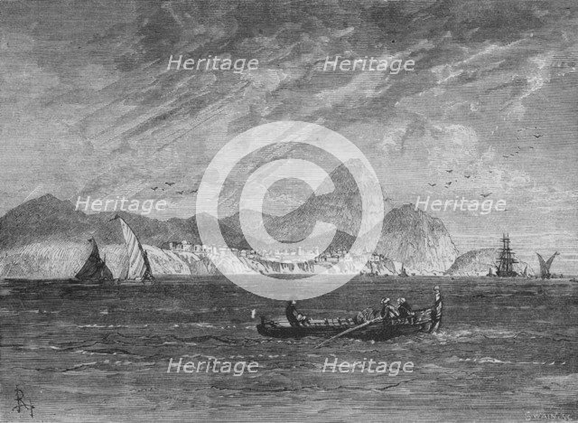 'Mount Pernathia and New Navarino', c1880. Artist: Unknown.