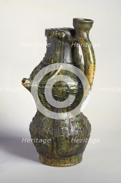 Puzzle jug, 13th-14th century. Artist: Unknown.