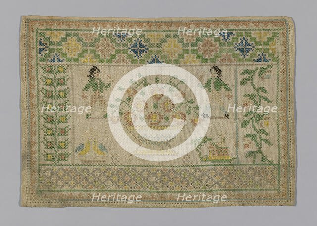 Sampler, France, 1775/1825. Creator: Unknown.