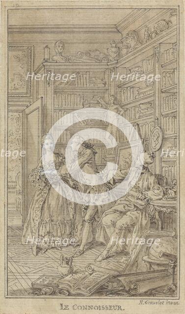 Le Connoisseur, 1765. Creator: Hubert Francois Gravelot.
