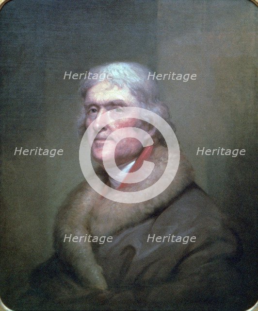 'Thomas Jefferson', 1805. Artist: Rembrandt Peale
