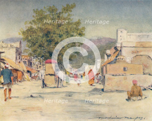 'In the City of Jeypore', 1905. Artist: Mortimer Luddington Menpes.