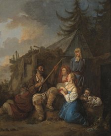 Le Joueur de balalaïka, 1764. Creator: Jean Baptiste Le Prince.