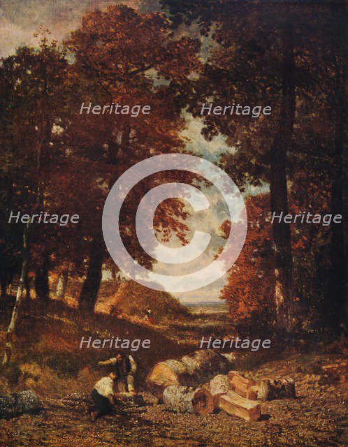 'Woodcutters', late 1840s, (c1915). Artist: Constant Troyon.