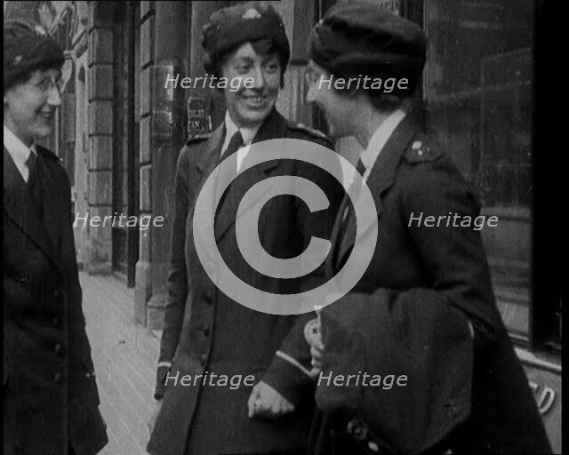 Group of Women Dentists Talking to Each Other, 1920. Creator: British Pathe Ltd.