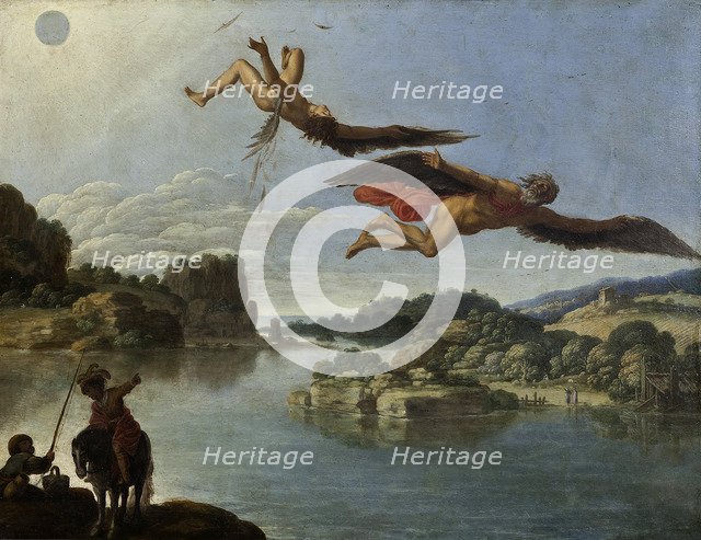 The Fall of Icarus. Artist: Saraceni, Carlo (1579-1620)