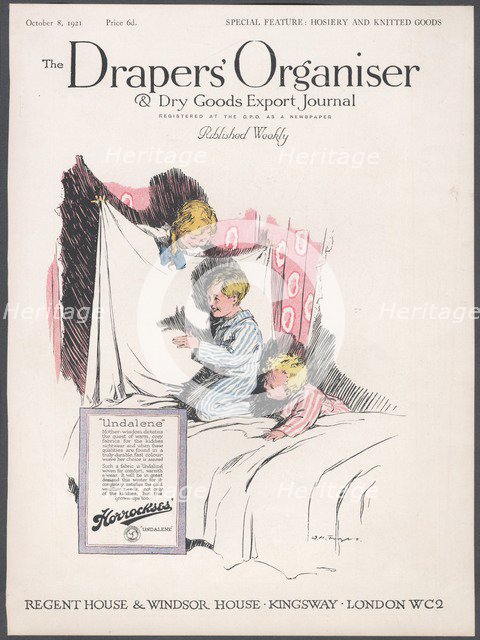 Draper's Organiser Magazine, 1921. Artist: Wilfred Fryer
