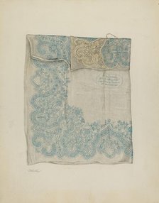 Handkerchief, 1935/1942. Creator: Charlotte Winter.