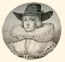 'A portrait of a Dutch lady, in wide-brimmed hat and ruff', mid 17th century, (1937) Creator: Unknown.