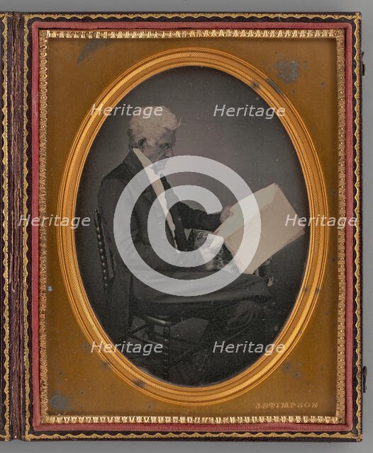 Untitled (possibly 'Honest John' Davis, Governor of Massachusetts), 1857. Creator: John Stimpson.