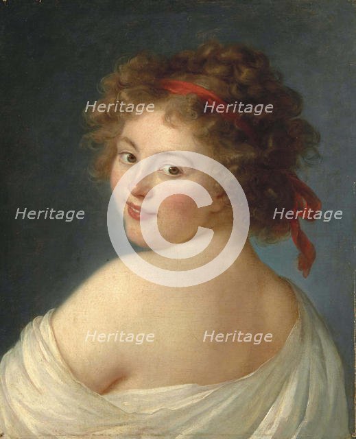 Portrait of Countess Yekaterina Skavronskaya, née von Engelhardt (1761-1829), 1790. Creator: Vigée Le Brun, Louise Élisabeth (1755-1842).