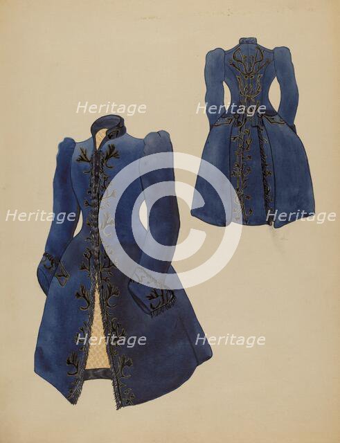 Woman's Coat, 1935/1942. Creator: Charles Criswell.