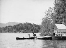 St. Regis Mountain from Upper St. Regis Lake, Adirondack Mountains, c1903. Creator: Unknown.