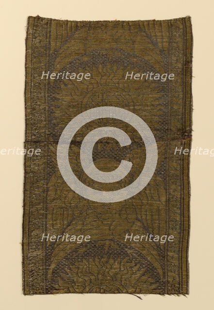 Fragment from an Orphrey Band, Italy, 15th/16 century. Creator: Unknown.