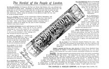 Advertisement for St Jacob’s Oel, 1890. Creator: Unknown.