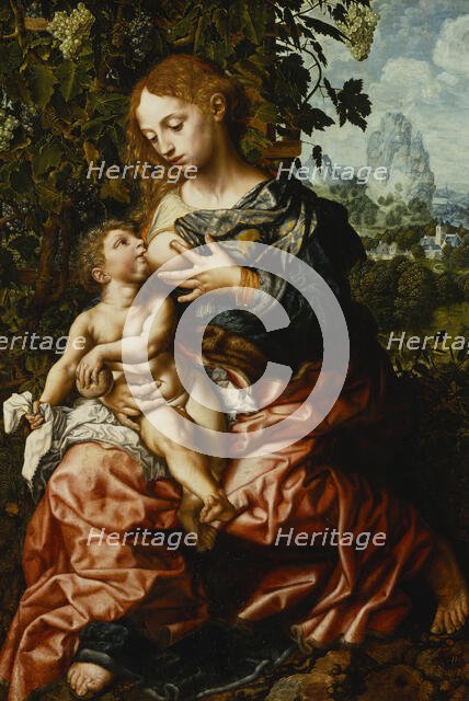 Madonna of Humility, 1544. Creator: Jan Sanders van Hemessen.