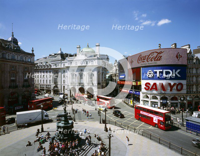 Piccadilly Circus, c1990-2010. Artist: Max Alexander.