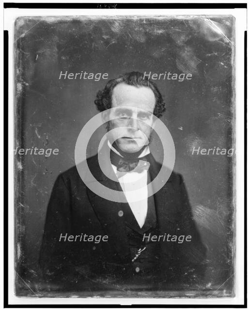 Thomas Butler King, half-length portrait, nearly facing front, between 1844 and 1860. Creator: Mathew Brady.