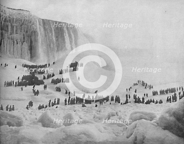'Ice Mountain, Niagara', c1897. Creator: Unknown.