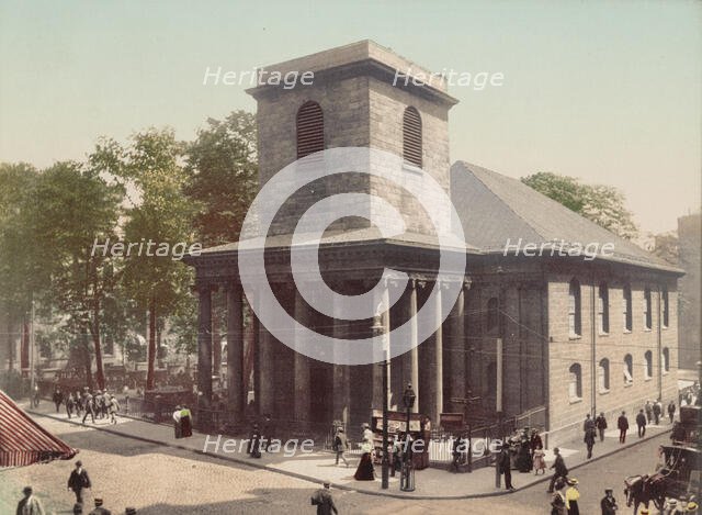 King's Chapel, Boston, c1900. Creator: Unknown.