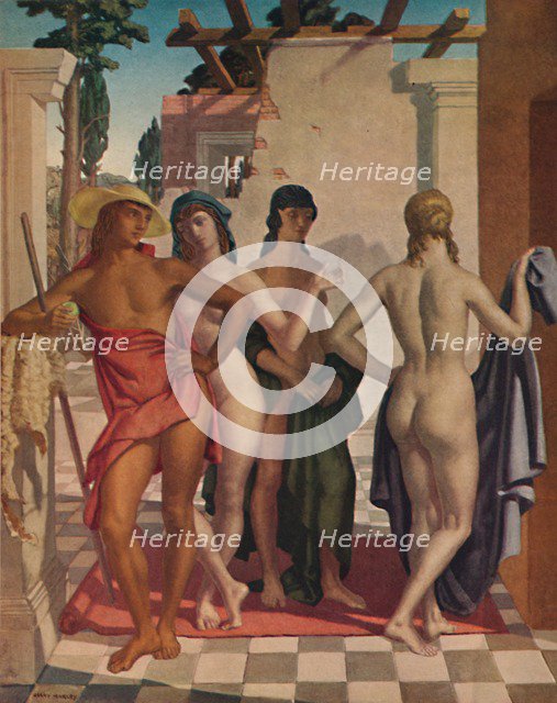'The Judgment of Paris', 1929, (1931). Artist: Harry Morley.