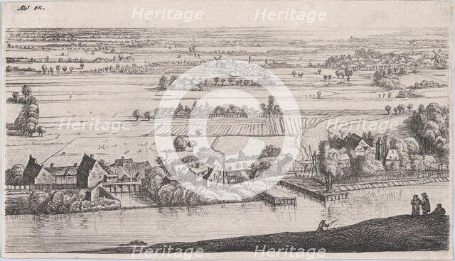 Village on a River, 17th century. Creator: Jan Ruischer.