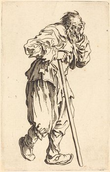 Beggar with a Stick, c. 1622. Creator: Jacques Callot.