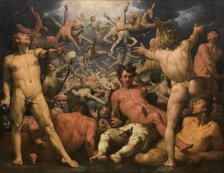 The Fall of the Titans, 1588-1590. Creator: Cornelis Cornelisz van Haarlem.