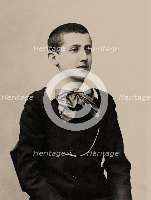 Marcel Proust, 1887. Creator: Nadar, Paul (1856-1939).