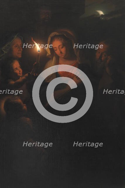 The Holy Family, 1600-1699. Creator: Godfried Schalcken.