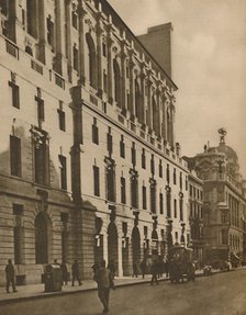 'Buildings Representative of New London in Moorgate Street', c1935. Creator: Walter Benington.