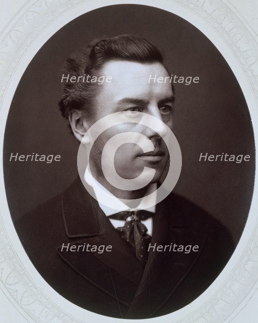 Joseph Chamberlain, British Liberal politician, c1885.  Artist: Anon