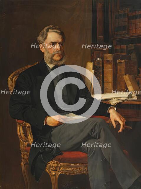 Leo Graf Thun-Hohenstein, c1881. Creator: August Eisenmenger.