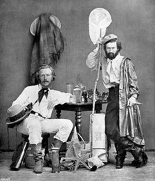 Ernst Haeckel, German zoologist and evolutionist, in the Canaries, 1867. Artist: Unknown