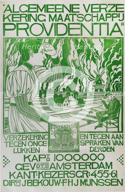 Algemeene Verzekering Maatschappij Providentia, c1900. Creator: Molkenboer, Theo (Theodorus) (1871-1920).