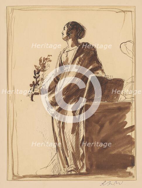 Study for "War and Peace", c. 1836. Creator: Robert Walter Weir.