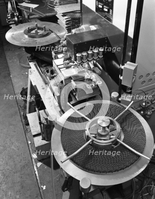 Coiled log saw blade, Spear & Jackson, Sheffield, South Yorkshire, 1966. Artist: Michael Walters