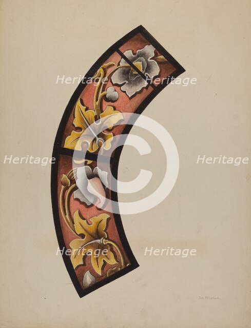 Painted Glass, c. 1937. Creator: James McLellan.