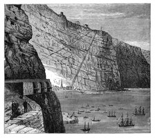 Jacob's Ladder leading to Munden's Battery, Jamestown, Saint Helena, c1890. Artist: Unknown