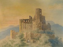 Ruins of castle, 1895-1899. Creator: Viktor Myskovszky.