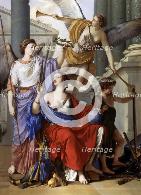 Allegory of the Regency of Anne of Austria. Artist: La Hyre, Laurent, de (1606-1656)