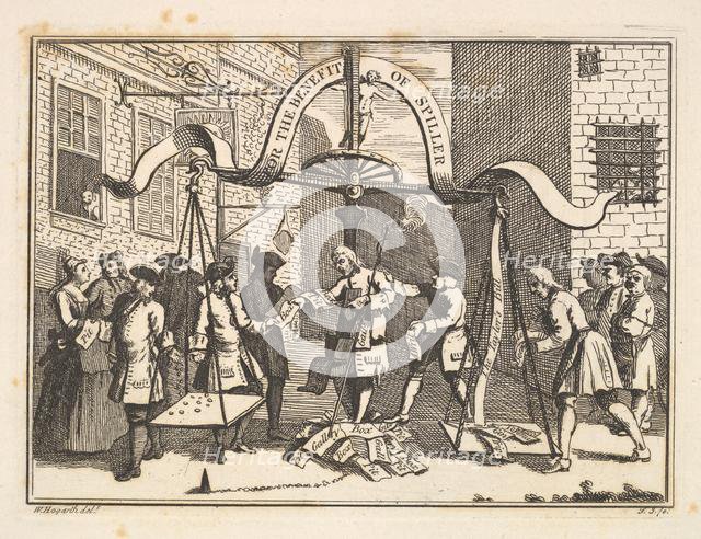 Benefit Ticket for Spiller, 1788. Creator: Samuel Ireland.