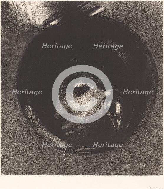 Cellule Auriculaire, 1894. Creator: Odilon Redon.