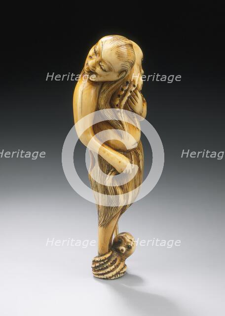 Diver with 2 Octopus (image 1 of 2), Mid-late 18th century. Creator: Unknown.