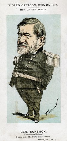 Robert C Schenck, US Army general and diplomat, 1874.Artist: Faustin