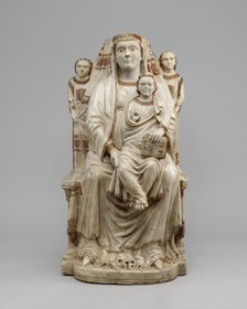 Madonna and Child with Two Angels, 1321. Creator: Unknown.