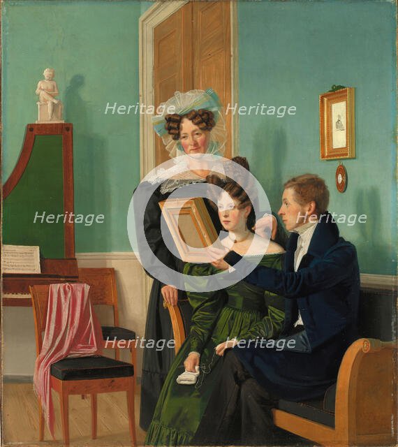 The Raffenberg Family, 1830. Creator: Wilhelm Bendz.