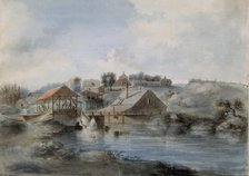 View from the Bernshammar Sawmill, 1793. Creator: Pehr Nordquist.