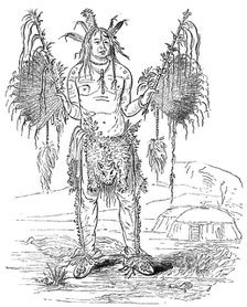 Indian medicine man, c1700(?) (c1880). Artist: Unknown